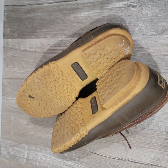 Bean Boots Mens Size 8 Low Top Duck Rubber Outdoor Maine‎ Gumshoe
